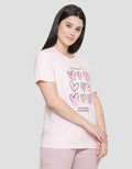 Nevada Happiness Heart Kaos Wanita