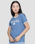 Nevada Lengan Pendek T-Shirt Sld Bb Reg Ringer Wanita