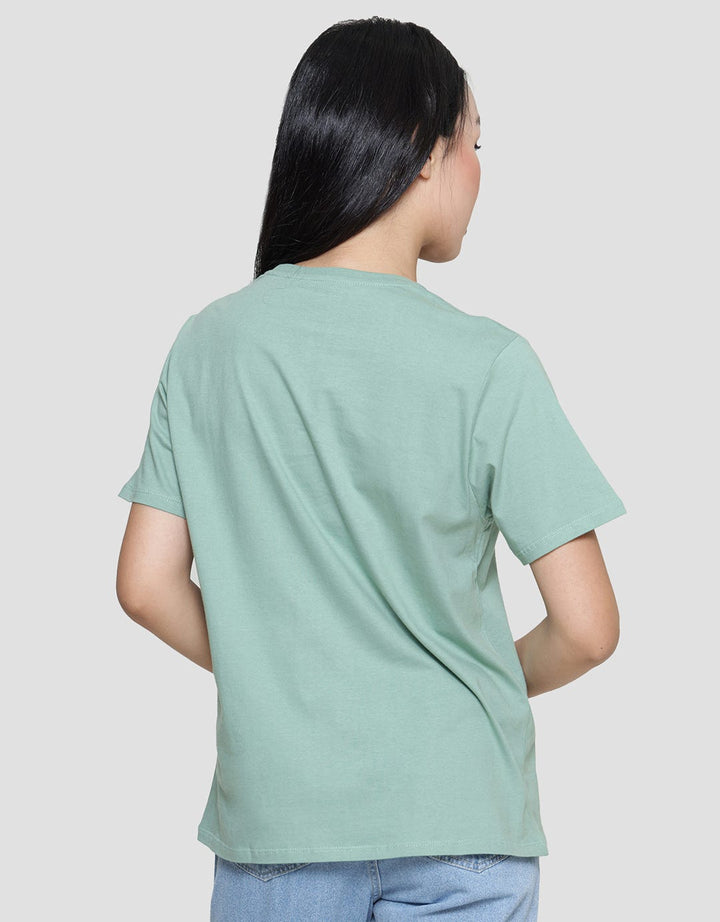 Nevada Florida Print Kaos Casual Wanita