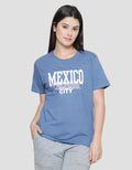 Nevada Mexico City Print Kaos Wanita