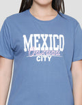 Nevada Mexico City Print Kaos Wanita