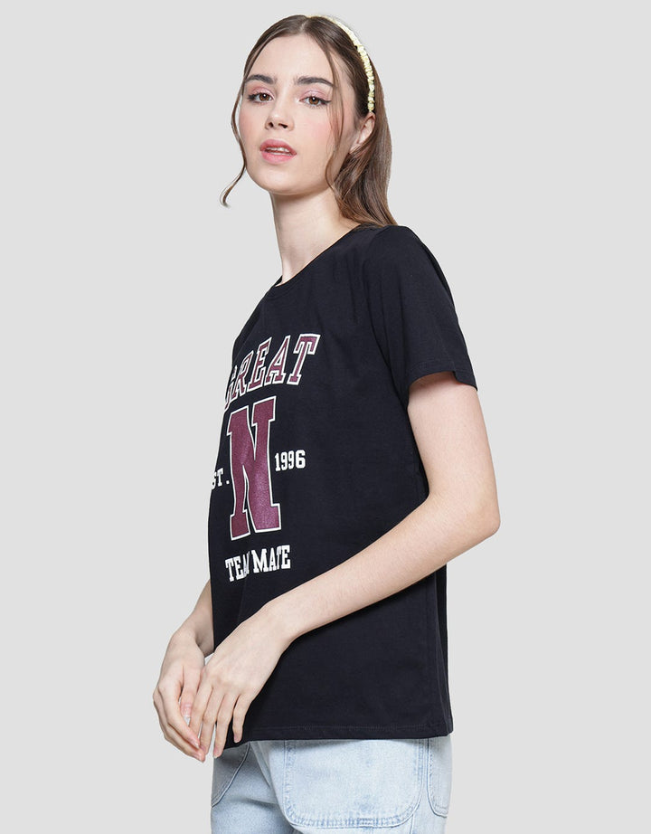 Nevada Great Team Mate Kaos Casual Wanita