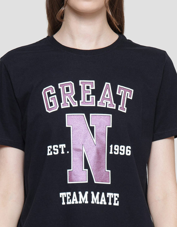Nevada Great Team Mate Kaos Casual Wanita