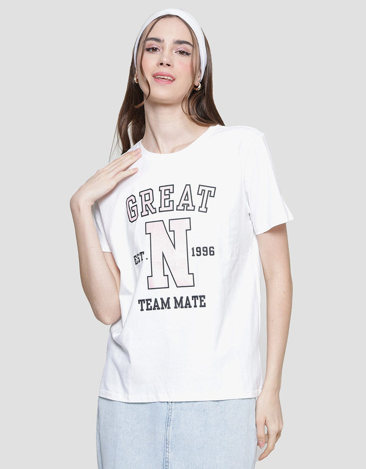 Nevada Great Team Mate Kaos Casual Wanita