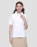 Nevada Plain Look Women's Short Sleeve Collar T-Shirt