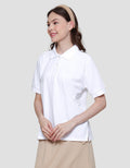 Nevada Plain Look Women's Short Sleeve Collar T-Shirt