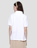 Nevada Plain Look Women's Short Sleeve Collar T-Shirt