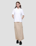 Nevada Plain Look Women's Short Sleeve Collar T-Shirt