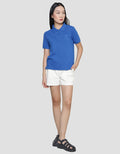 Nevada Plain Look Women's Short Sleeve Collar T-Shirt