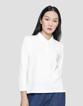 Nevada Solid Lacoste Polo Shirt Women's Long Sleeve