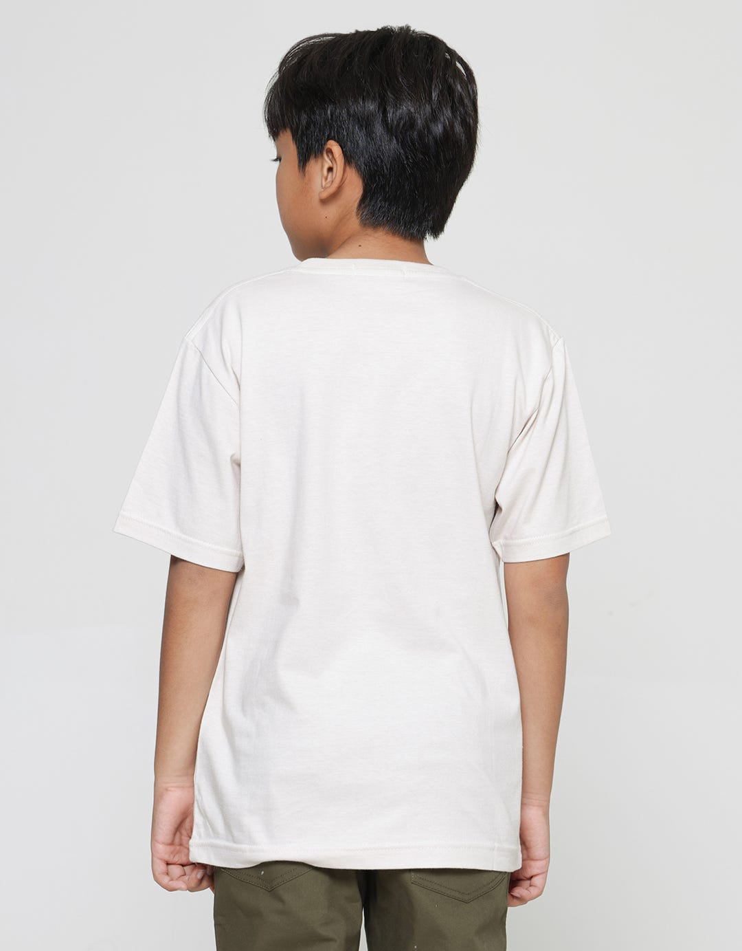 Aero Dino Flocking Kaos Lengan Pendek Anak Laki-Laki