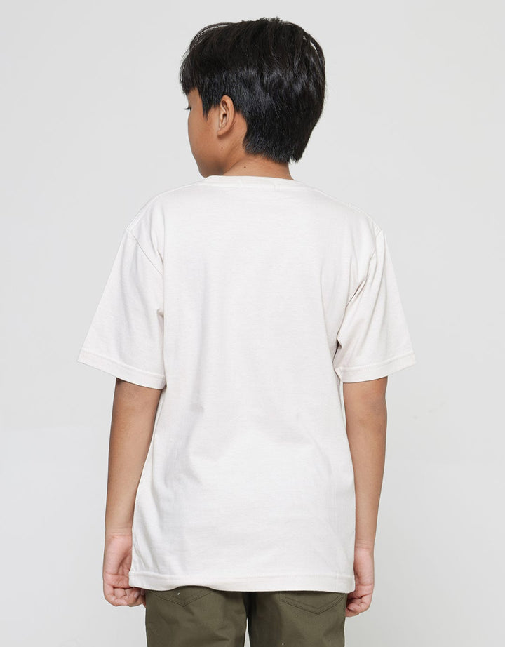 Aero Dino Flocking Kaos Lengan Pendek Anak Laki-Laki
