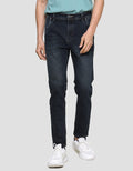 Cole Basic Spray Whisker Slim Celana Panjang Denim Pria
