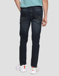 Cole Basic Spray Whisker Slim Celana Panjang Denim Pria