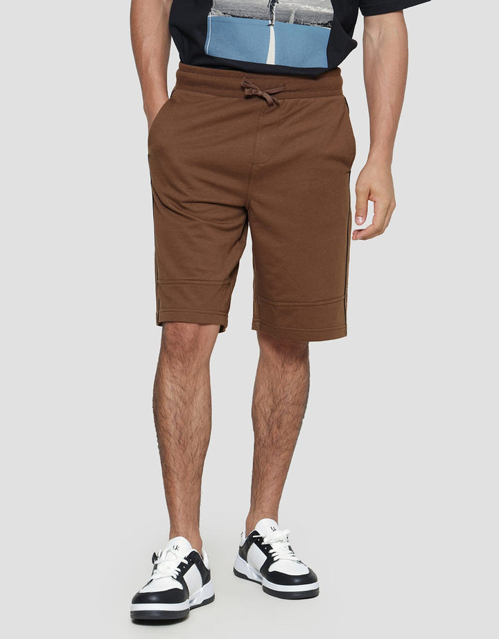 Cole Solid Cut Sewn Men's Shorts