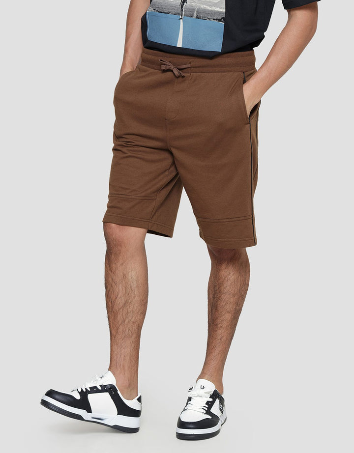 Cole Solid Cut Sewn Men's Shorts