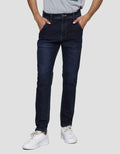Cole Basic Spray Whisker Slim Celana Panjang Denim Pria