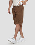 Cole Knit Ottoman Basic Pocket And Big Size Men's Shorts