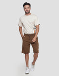 Cole Knit Ottoman Basic Pocket And Big Size Men's Shorts