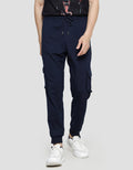 Cole Knit Cargo Print Side Celana Jogger Pria