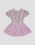 Pipiniko Pinafore Cat Midi Dress Anak Perempuan