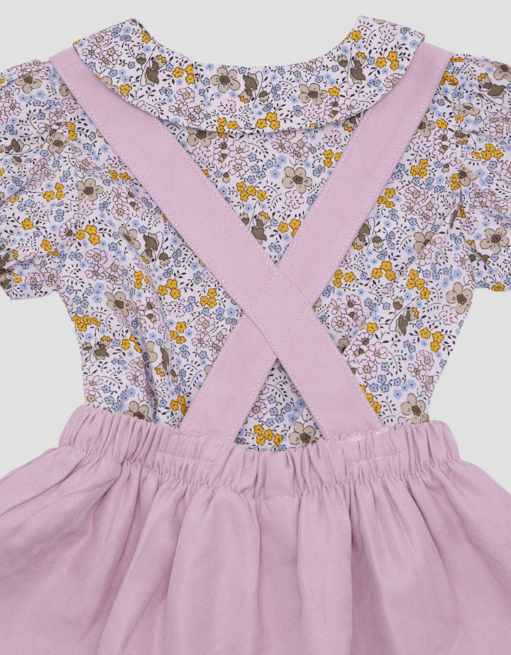 Pipiniko Pinafore Cat Midi Dress Anak Perempuan