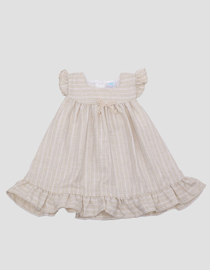 Pipiniko Simple Stripe Midi Dress Anak Perempuan