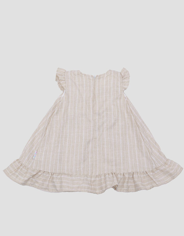 Pipiniko Simple Stripe Midi Dress Anak Perempuan