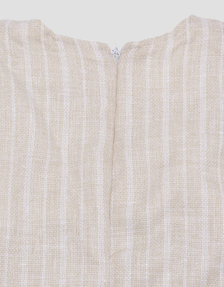Pipiniko Simple Stripe Midi Dress Anak Perempuan