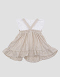Pipiniko Pinafore Stripe Midi Dress Anak Perempuan