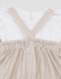 Pipiniko Pinafore Stripe Midi Dress Anak Perempuan