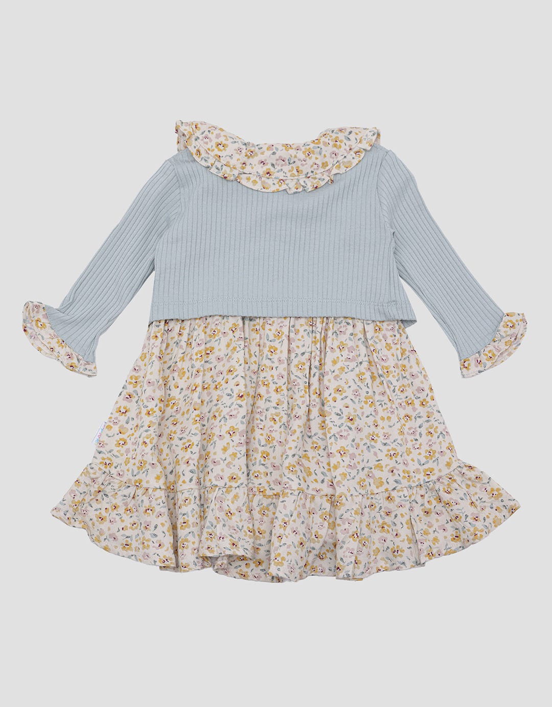 Pipiniko Midi Dress Boler Lengan Panjang Anak Perempuan