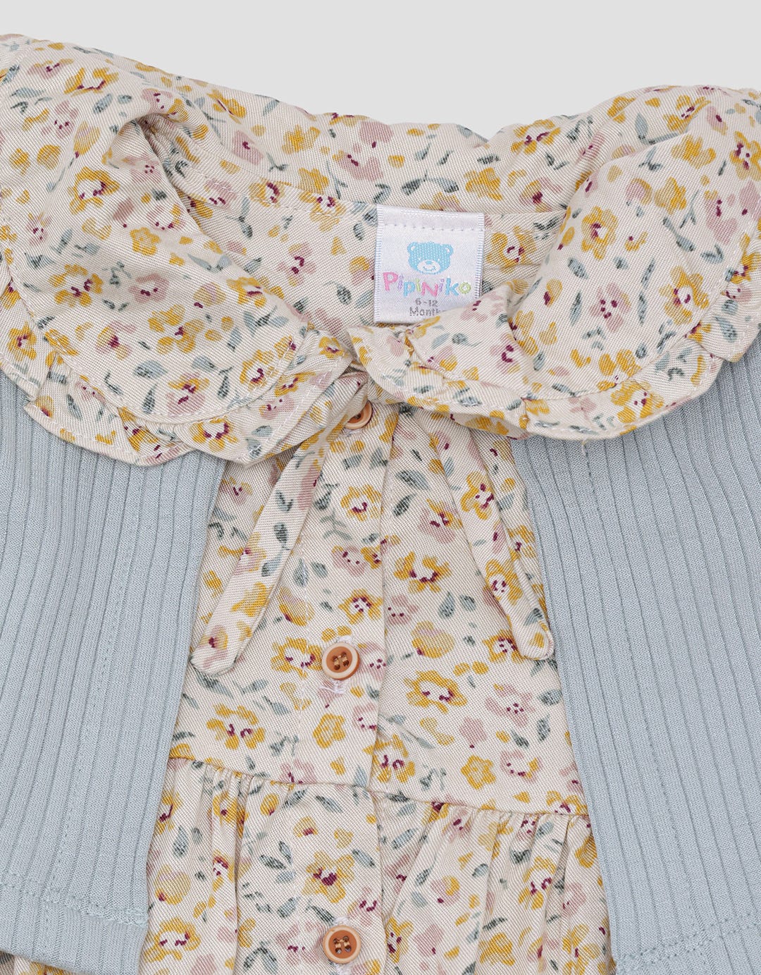 Pipiniko Midi Dress Boler Lengan Panjang Anak Perempuan