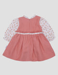 Pipiniko Midi Dress Corduroy Anak Perempuan Print Flower
