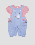 Pipiniko Bunny Bando 3 Pcs Overall Anak Perempuan