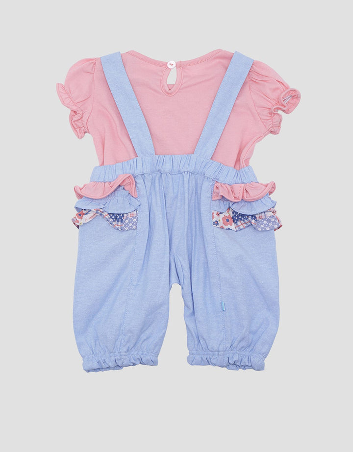 Pipiniko Bunny Bando 3 Pcs Overall Anak Perempuan