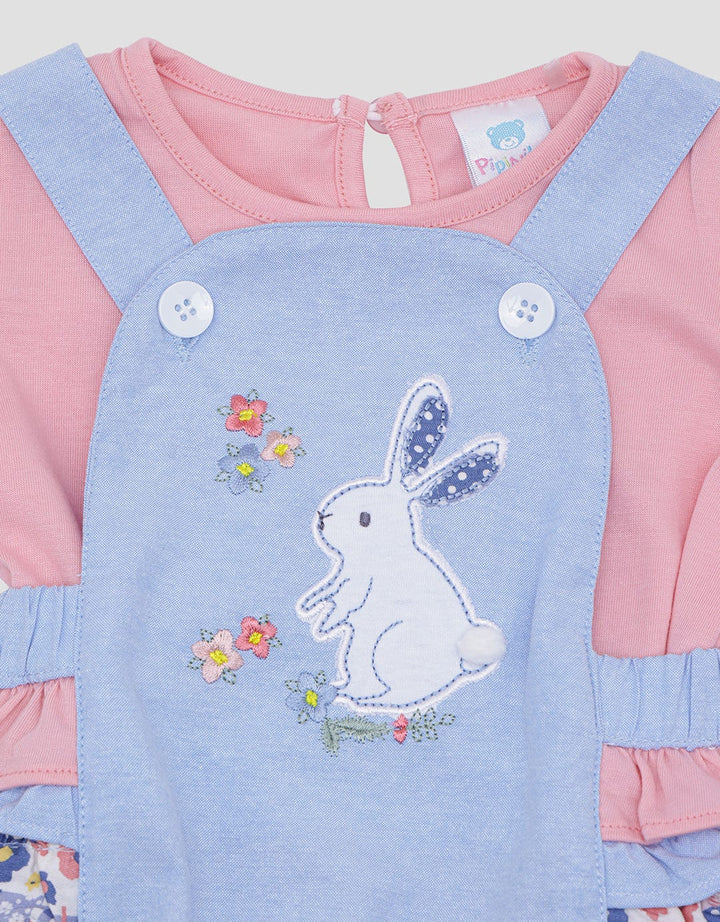 Pipiniko Bunny Bando 3 Pcs Overall Anak Perempuan