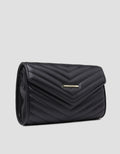 Connexion Petunia2 Chain Quilted Clutch for Women