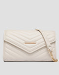 Connexion Petunia2 Chain Quilted Clutch for Women
