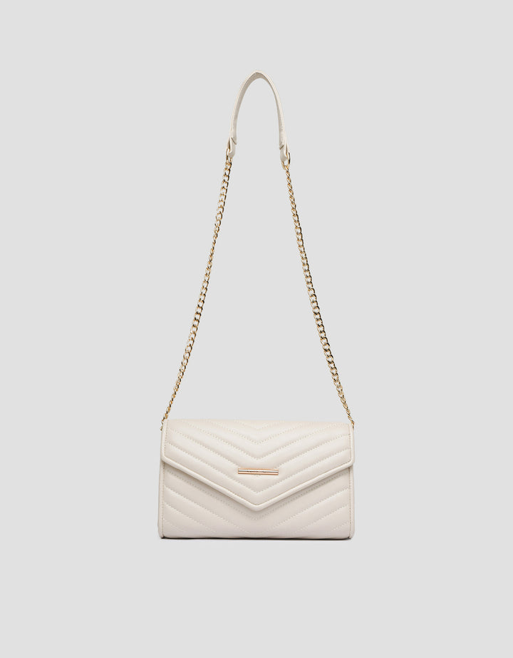 Connexion Petunia2 Chain Quilted Clutch for Women