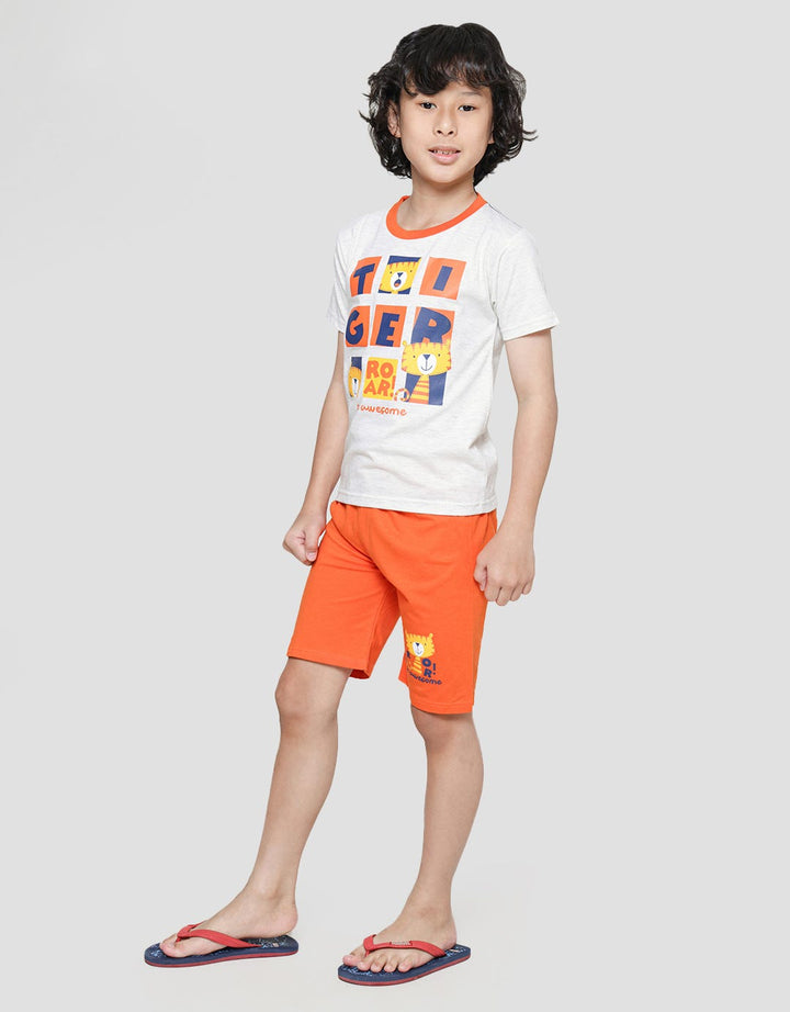 Little M Baju Setelen Anak Laki-laki Print Tiger