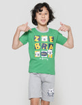 Little M Zebra Baju Set Anak Laki-Laki