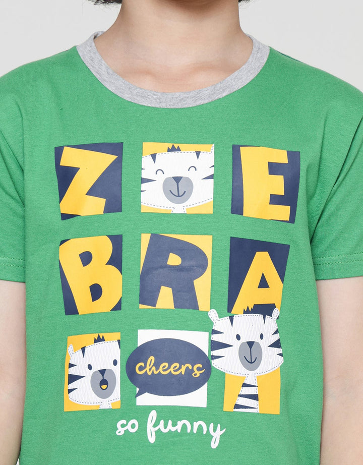 Little M Zebra Baju Set Anak Laki-Laki