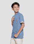Nevada Henley Textured With Pocket Boys Short Sleeve T-Shirt