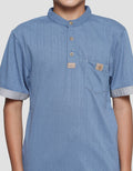 Nevada Henley Textured With Pocket Boys Short Sleeve T-Shirt
