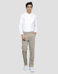 Cardinal Casual Katun Polos Celana Panjang Pria