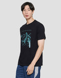 T Zone Men's Short Sleeve T-Shirt Adventure Theme - Mountain