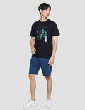 T Zone Men's Short Sleeve T-Shirt Adventure Theme - Mountain