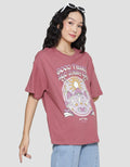 Nevada Oversize Good Times And Sunny Day Kaos Lengan Pendek Wanita