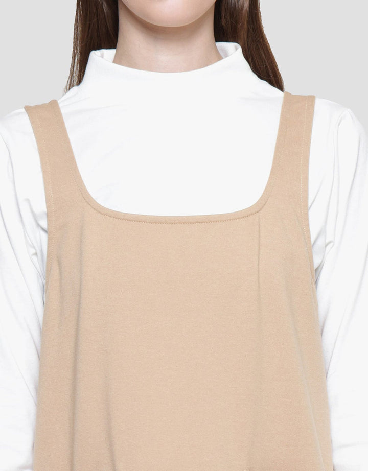 Nevada Overall Inner Long Dress Wanita